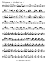 Trill Studies for the Cello, Book One: Preparatory Studies - PDF Download